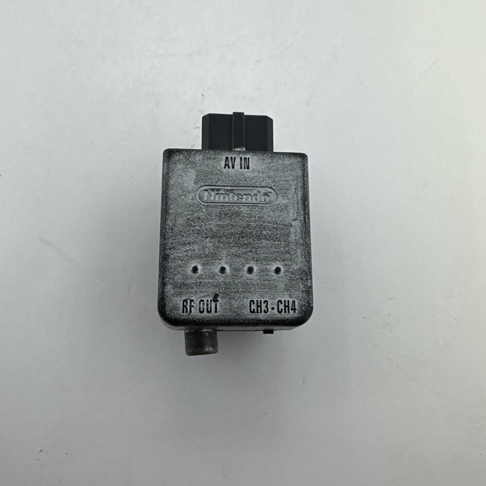 Official Nintendo 64 N64 RF Modulator NUS-003 Adapter VTG. OEM. Tested.